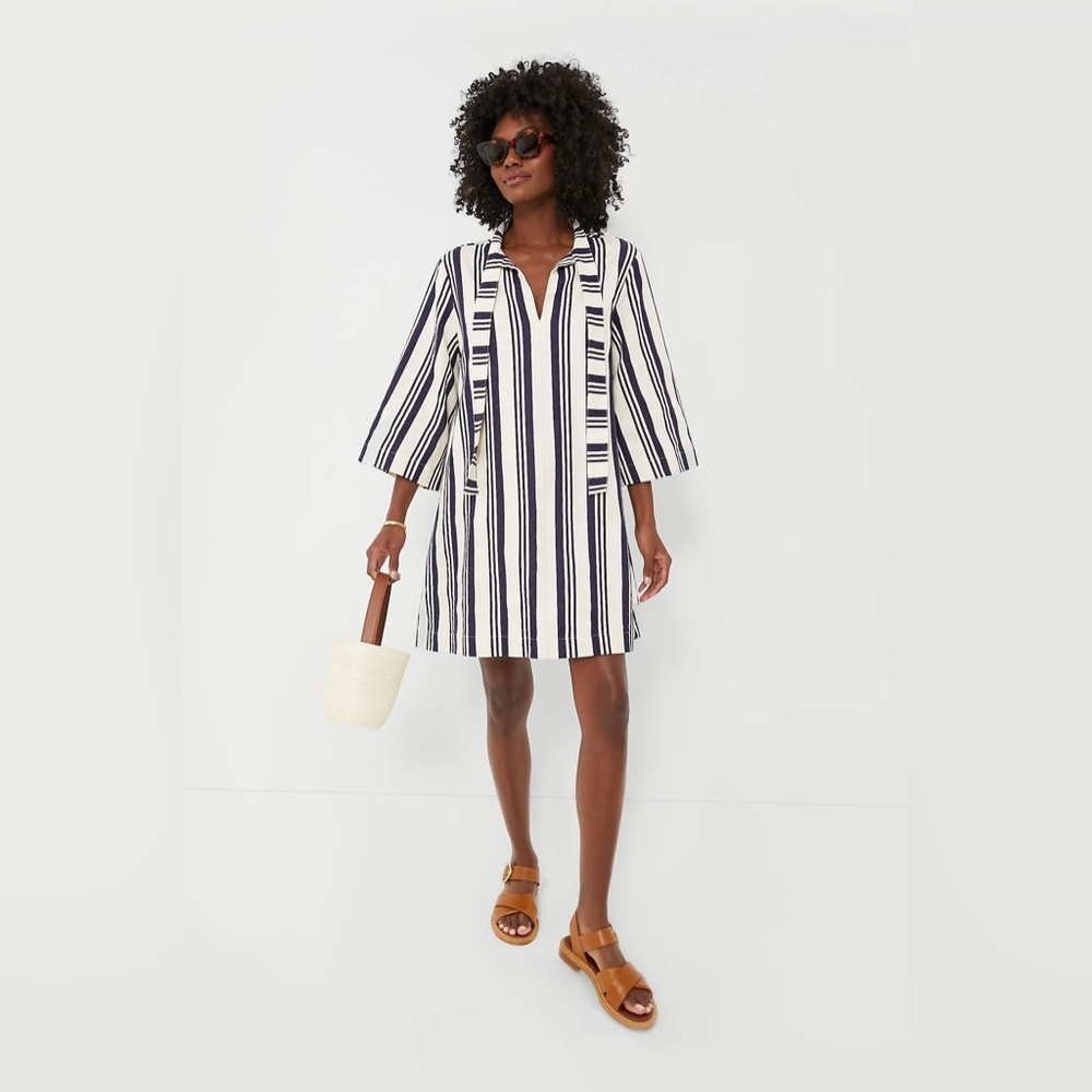 Tuckernuck Navy Stripe Montauk Dress